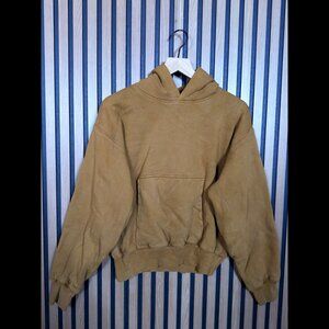 Yeezy x Gap Hoodie Small Boys Beige Pullover Hooded Double Knit